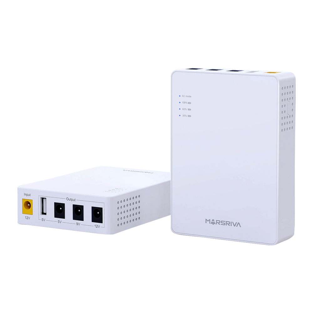 MARSRIVA KP3 10000mAh Smart Mini DC UPS for Router
