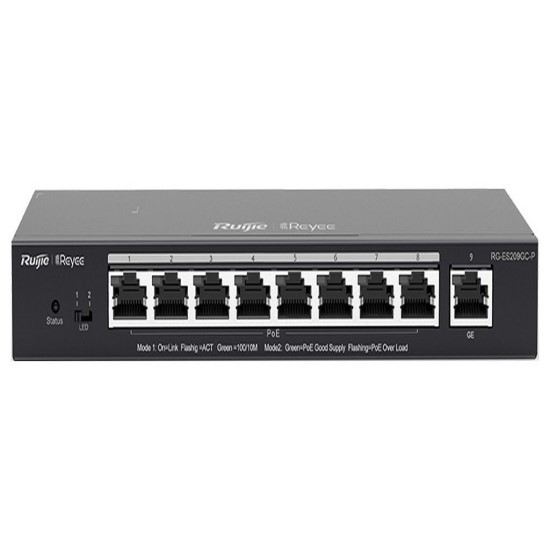 Ruijie RG-ES209GC-P 9-Port Gigabit Smart POE Switch