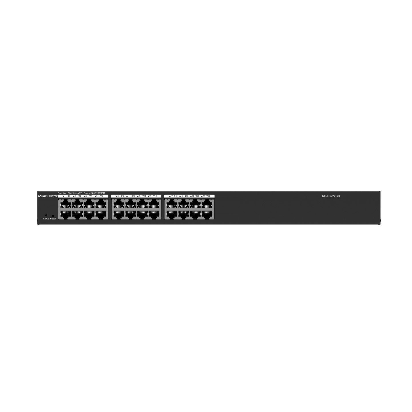 Ruijie RG-ES224GC, 24-Port Gigabit Smart Cloud Mananged Non-PoE Switch