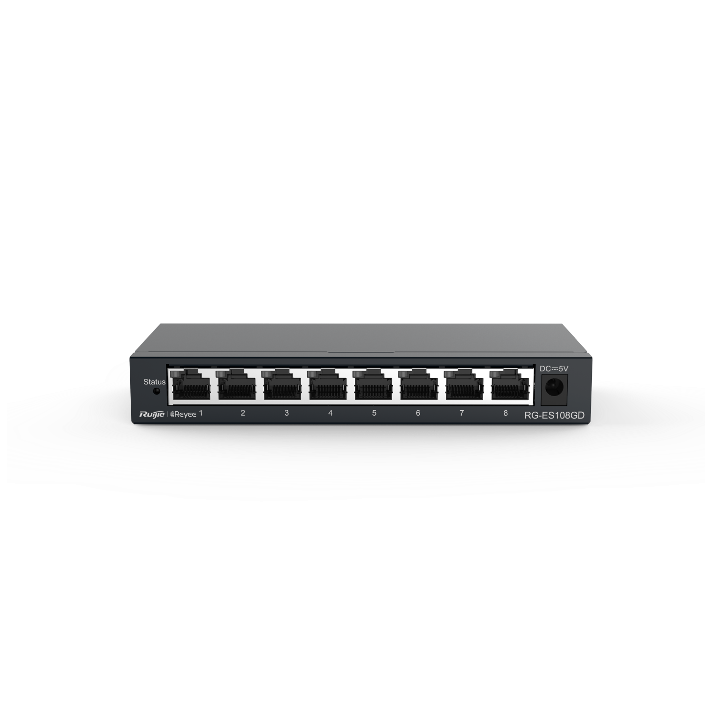 Ruijie RG-ES108GD, 8-port 10/100/1000Mbps Unmanaged Non-PoE Switch